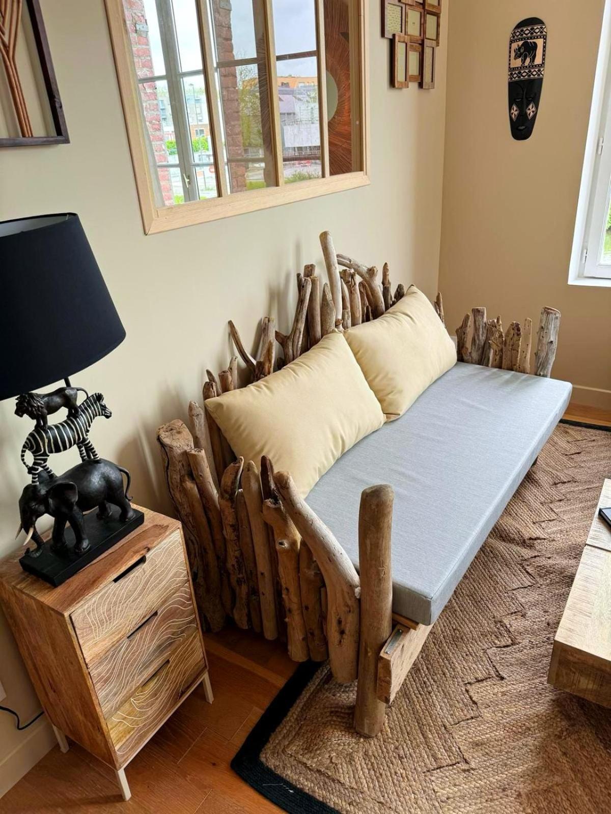 Duplex Safari Jusqu'A 4 Personnes, Spa, Cinema Et Lit Sous Les Arbres, Day Use, 10 Min Centre Амьен Экстерьер фото