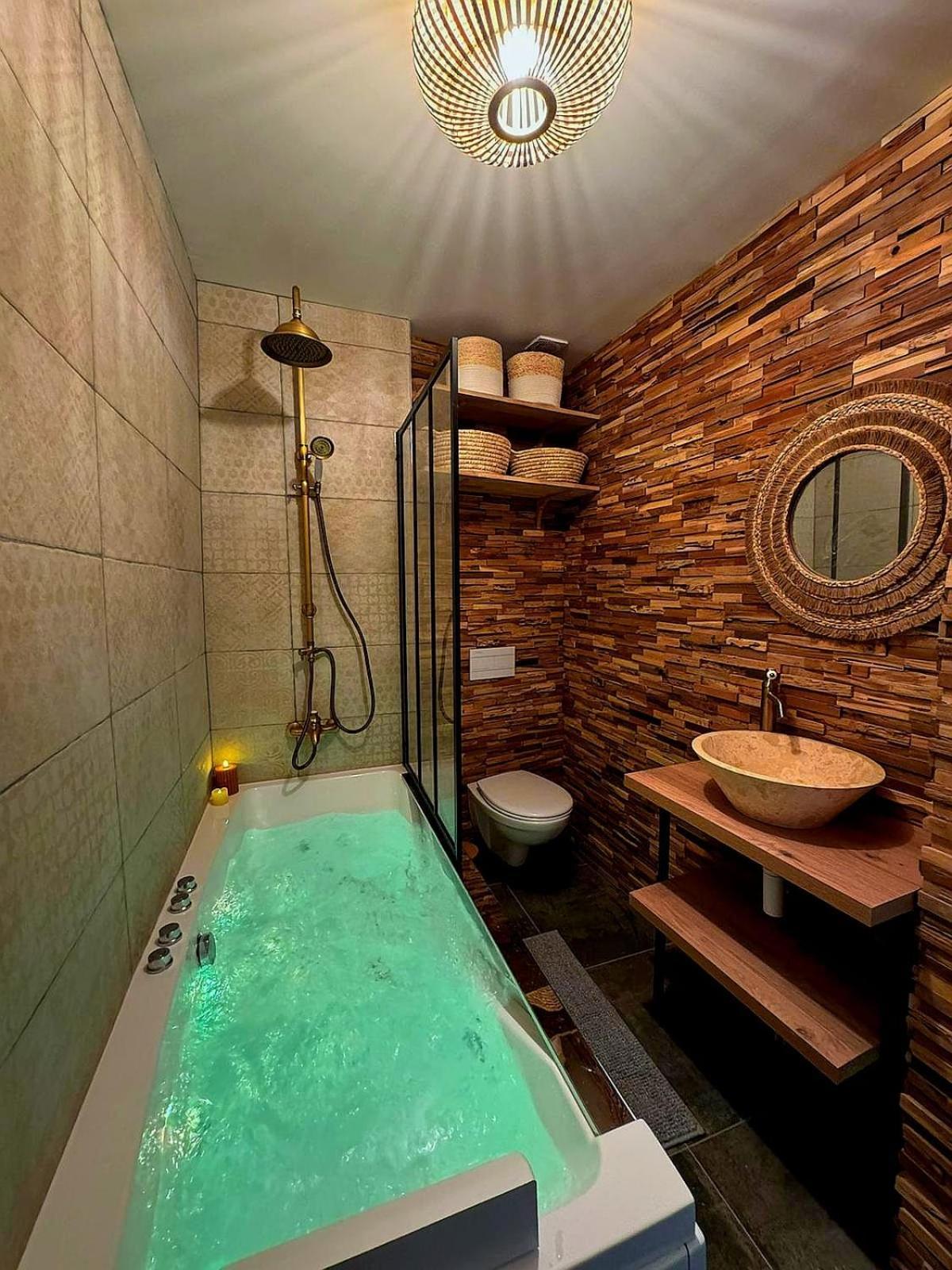 Duplex Safari Jusqu'A 4 Personnes, Spa, Cinema Et Lit Sous Les Arbres, Day Use, 10 Min Centre Амьен Экстерьер фото