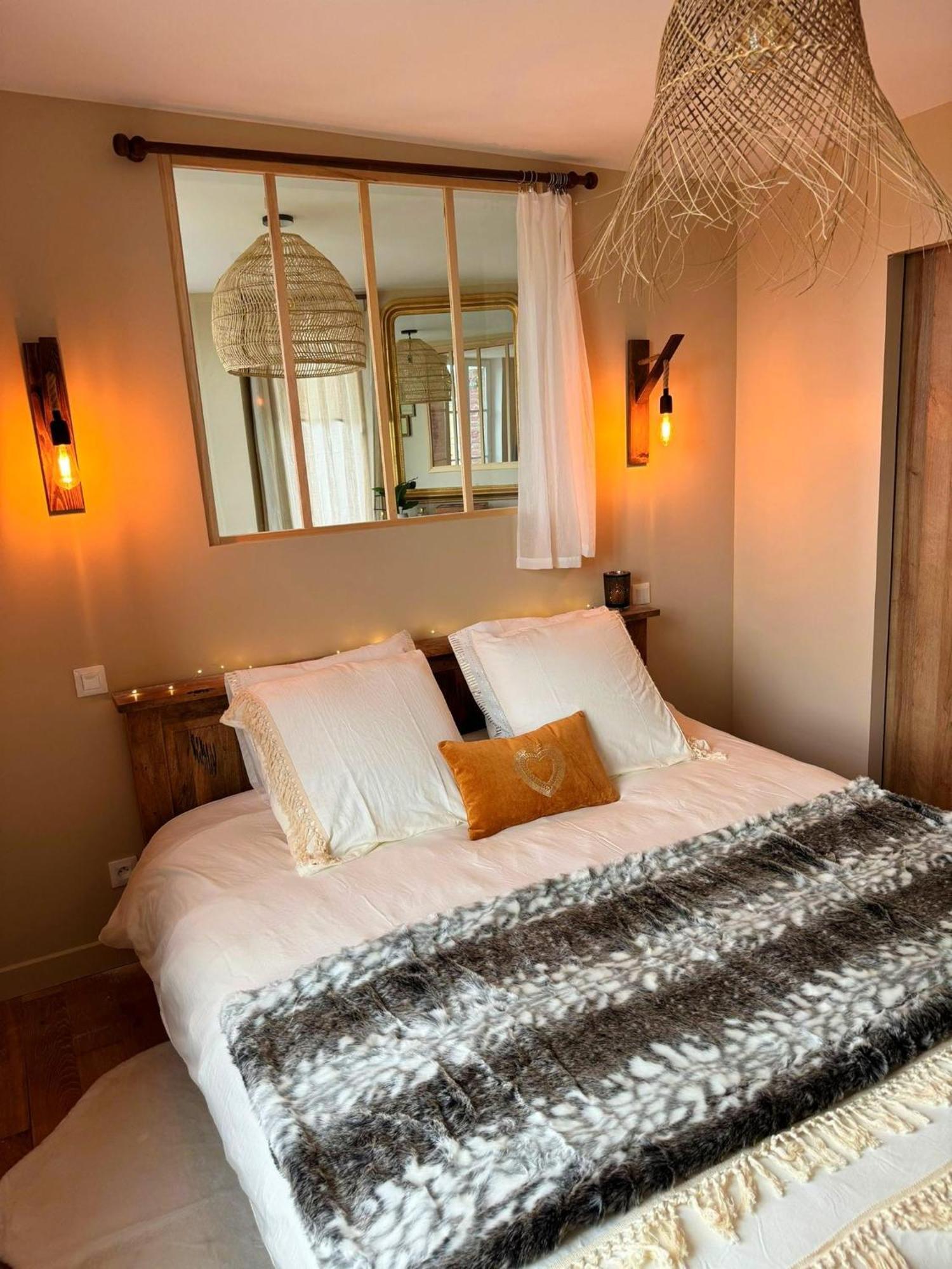 Duplex Safari Jusqu'A 4 Personnes, Spa, Cinema Et Lit Sous Les Arbres, Day Use, 10 Min Centre Амьен Экстерьер фото