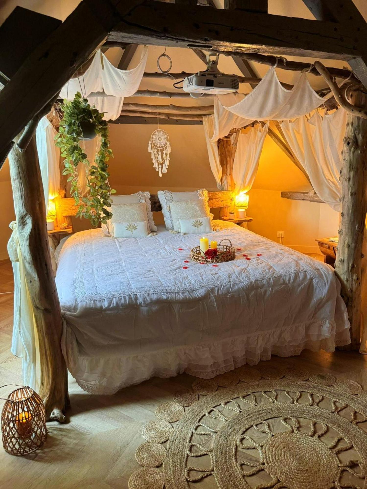 Duplex Safari Jusqu'A 4 Personnes, Spa, Cinema Et Lit Sous Les Arbres, Day Use, 10 Min Centre Амьен Экстерьер фото