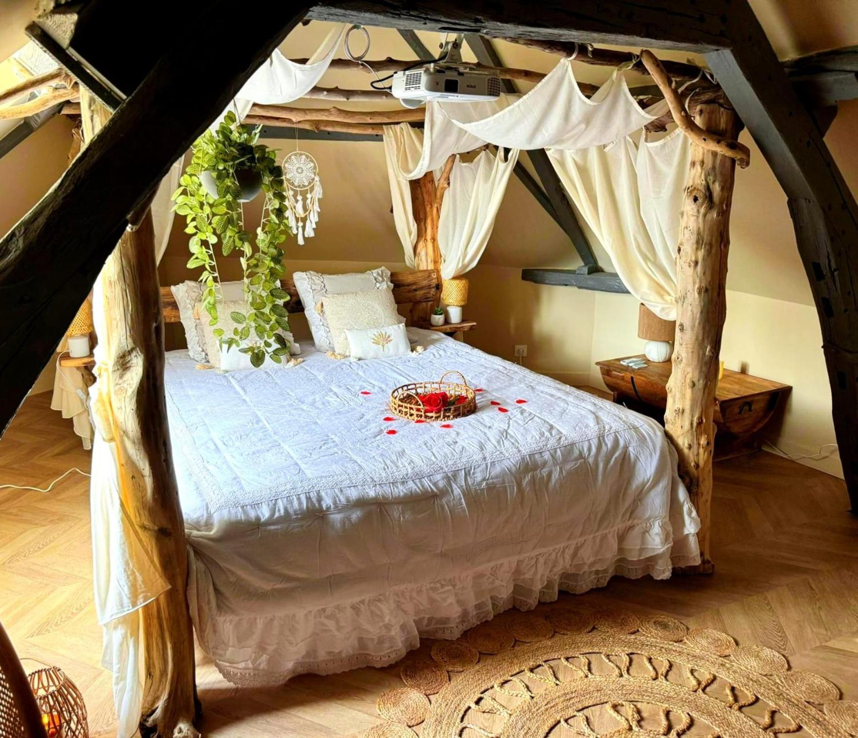 Duplex Safari Jusqu'A 4 Personnes, Spa, Cinema Et Lit Sous Les Arbres, Day Use, 10 Min Centre Амьен Экстерьер фото